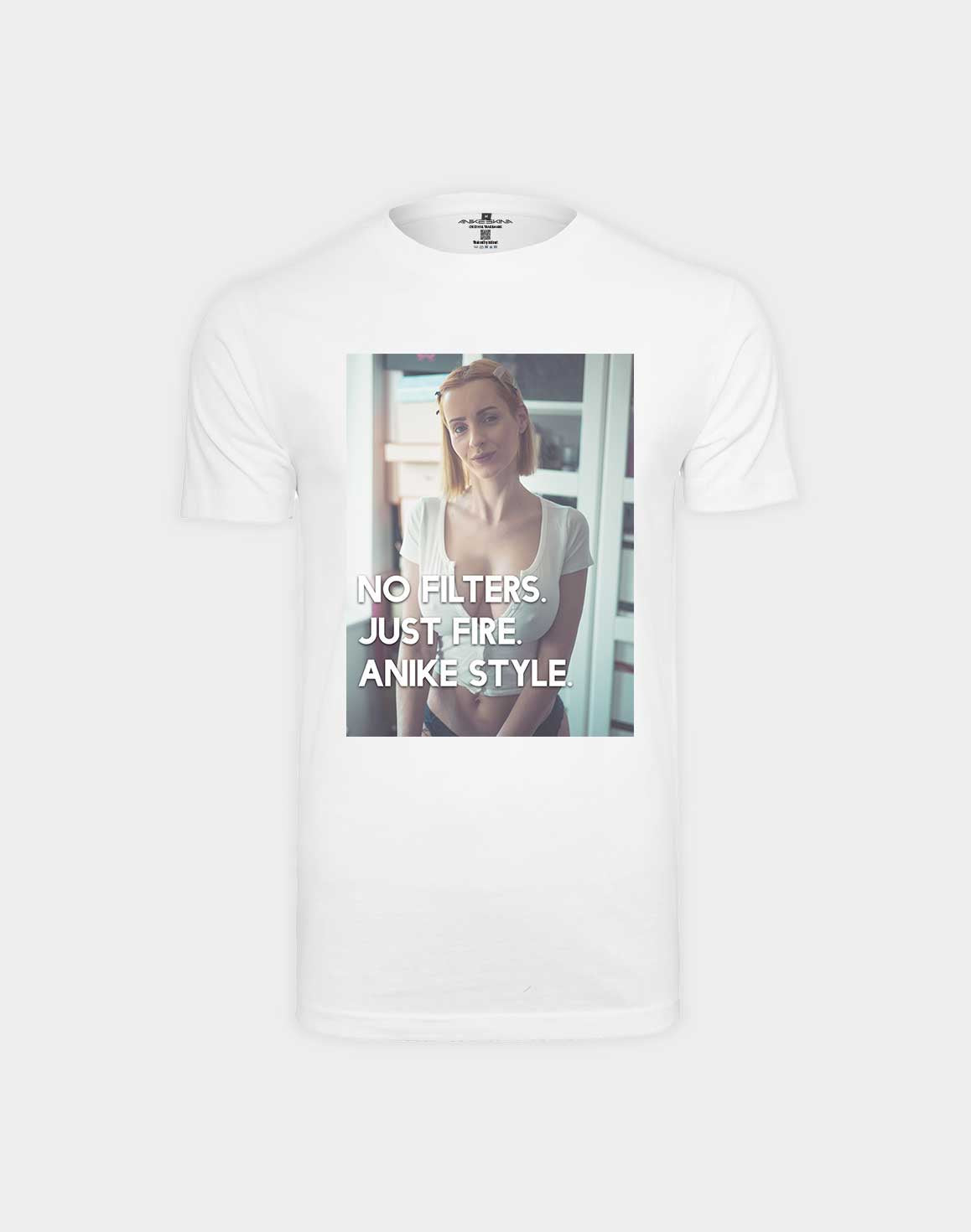 NO FILTERS T-Shirt – White Heat Edition