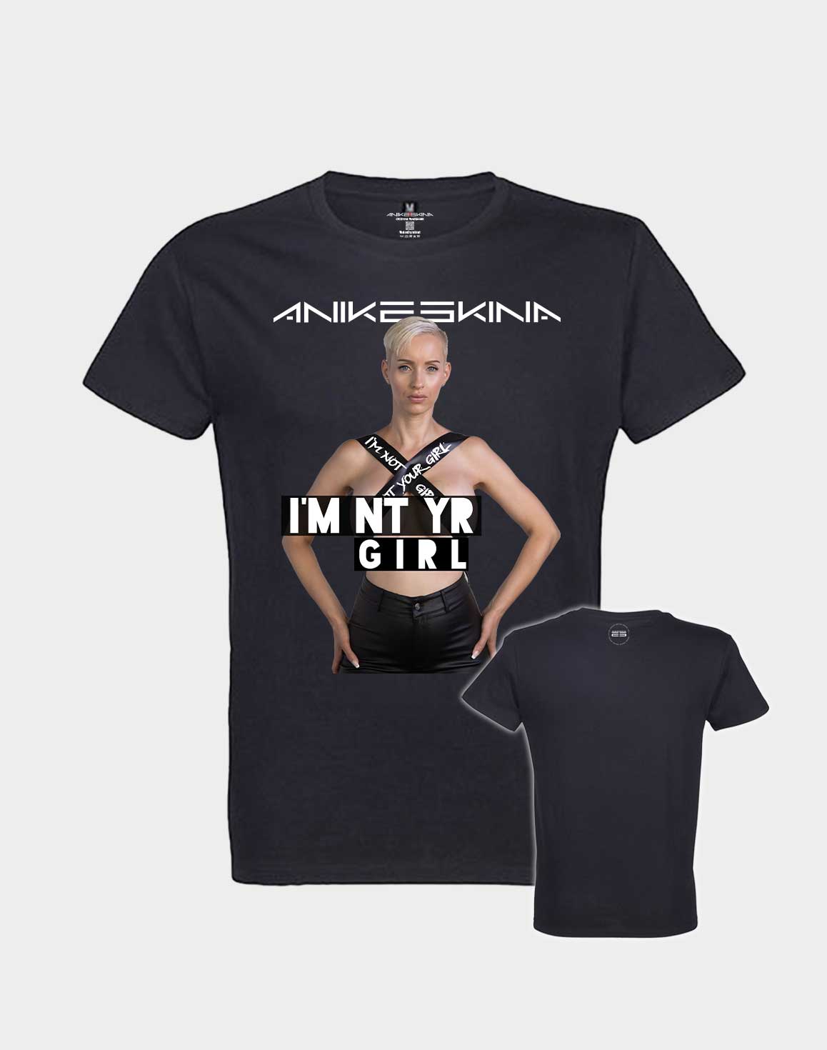 T-Shirt „I'm not your girl“ – Black Edition (+ handsigniertes LTD. Shirt „I’m Not Your Girl“)