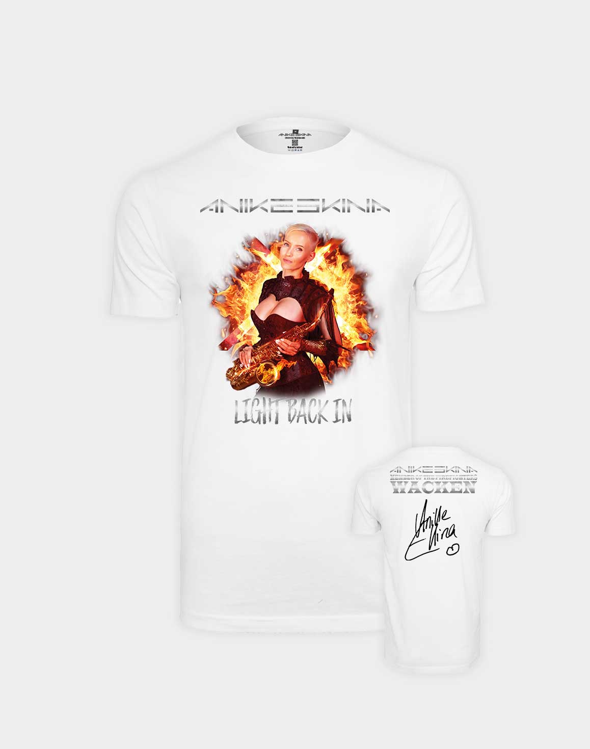 T-Shirt „Light Back In“  White