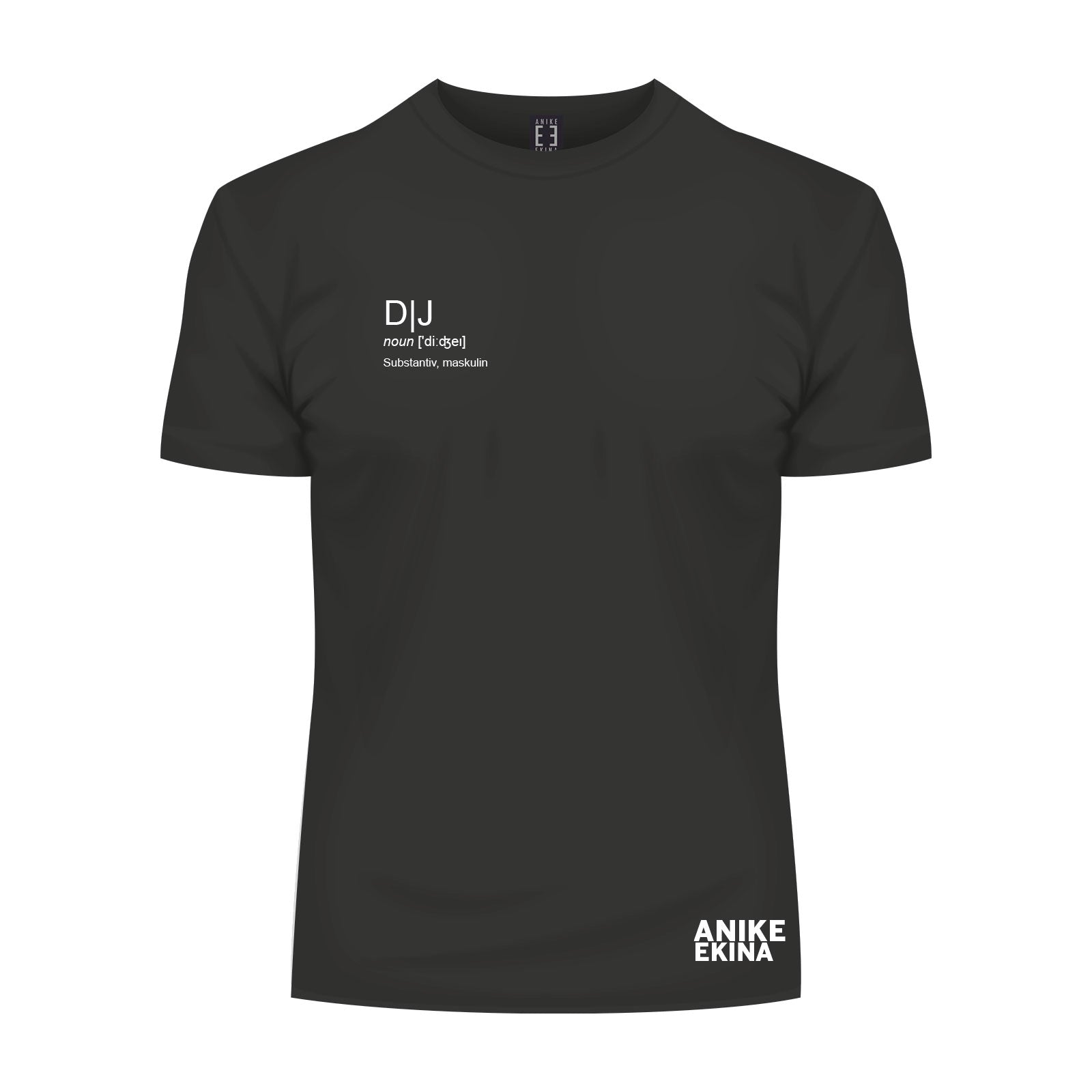 T-Shirt DJ 01 - Schwarz